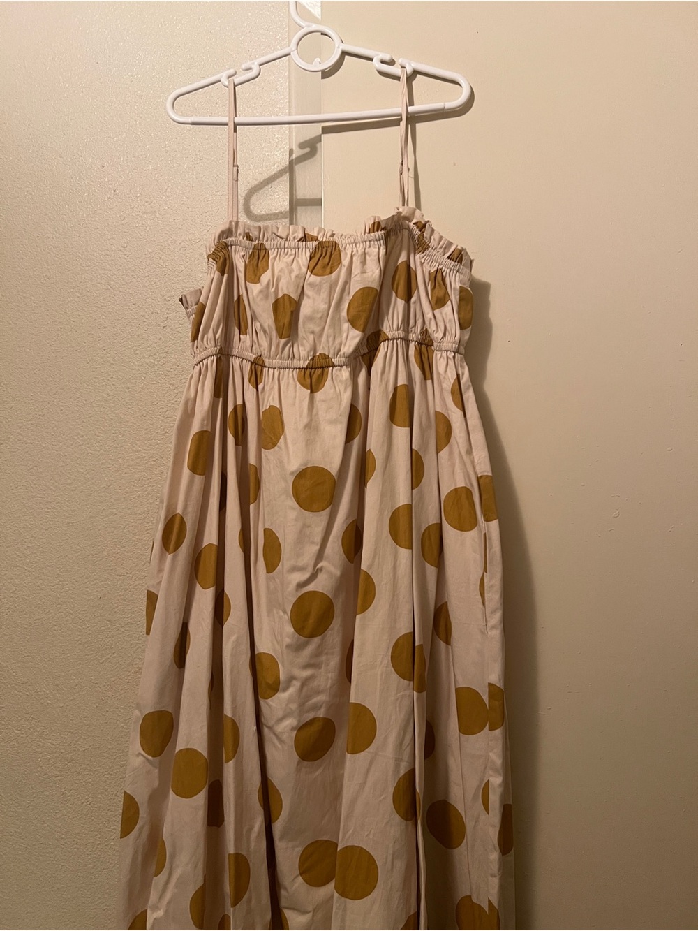 English Factory square-neck ruched babydoll midi dress - Picture 4 of 8